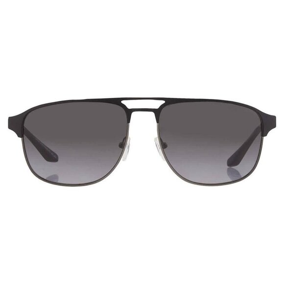 Emporio Armani Polarized Grey Gradient Pilot Men's Sunglasses EA2144 33 - Picture 1 of 6